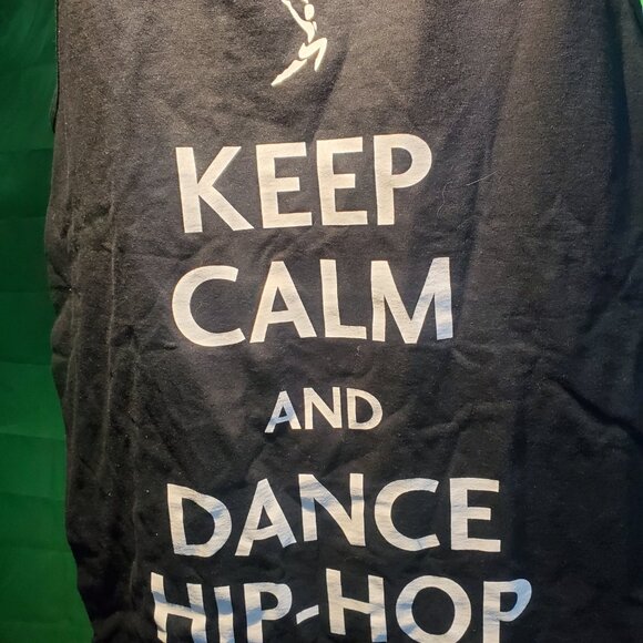 women M tank top black keep calm brand new never wear - Picture 4 of 5